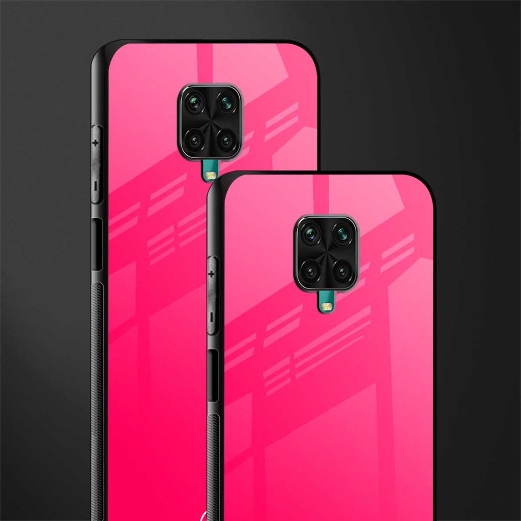 magenta paradise glass case for poco m2 pro image-2