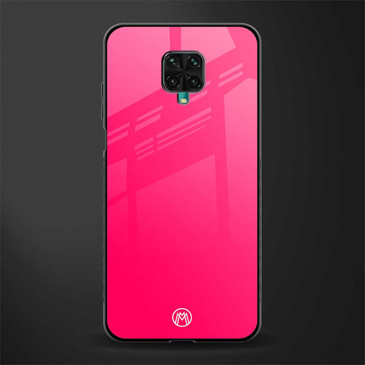 magenta paradise glass case for redmi note 9 pro image