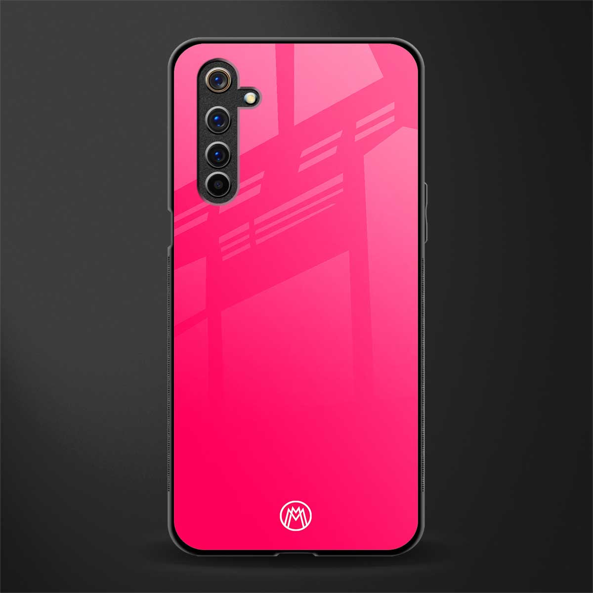 magenta paradise glass case for realme 6 pro image