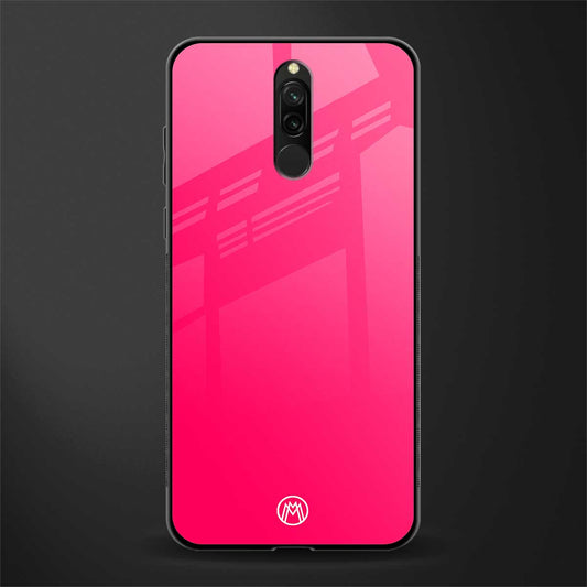 magenta paradise glass case for redmi 8 image