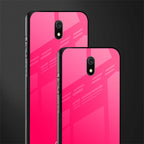 magenta paradise glass case for redmi 8a image-2