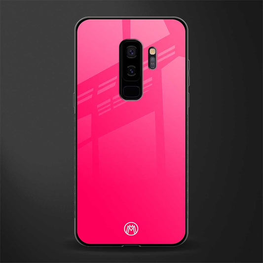 magenta paradise glass case for samsung galaxy s9 plus image