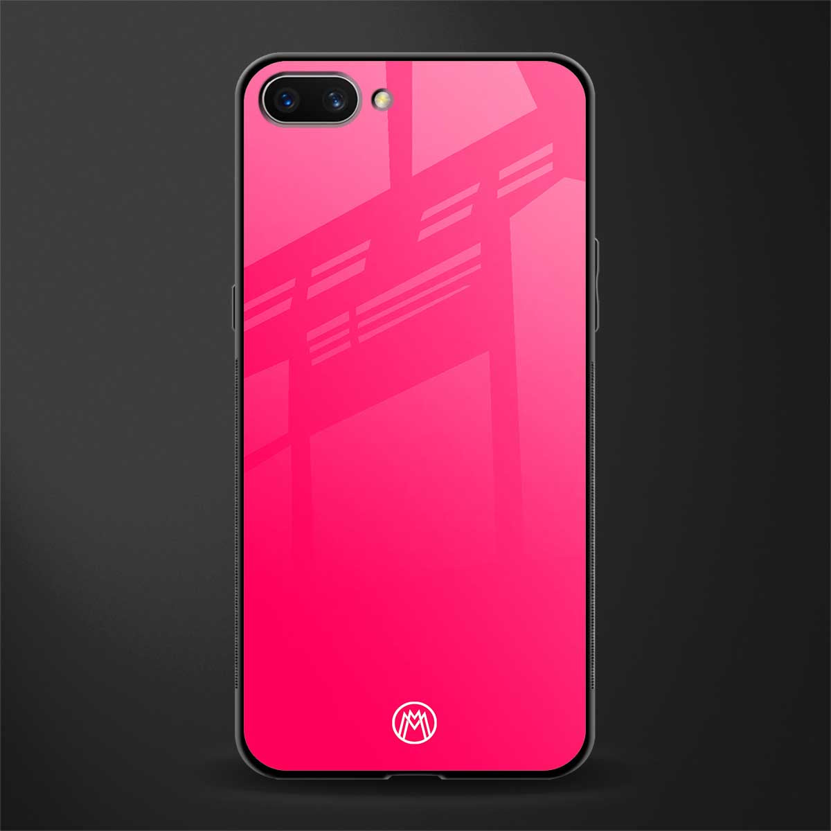 magenta paradise glass case for realme c1 image