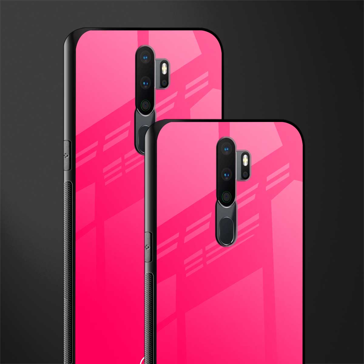 magenta paradise glass case for oppo a5 2020 image-2