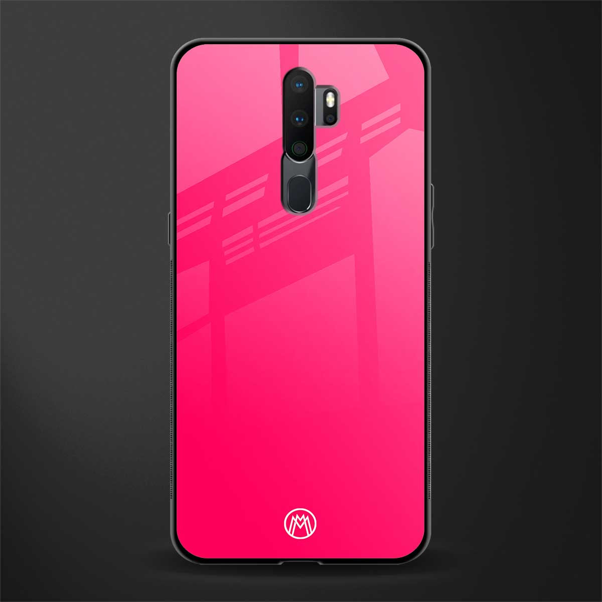 magenta paradise glass case for oppo a5 2020 image