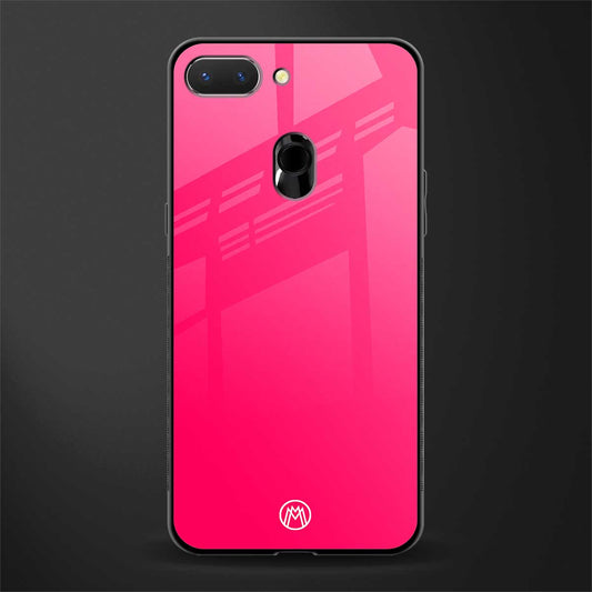 magenta paradise glass case for oppo a5 image