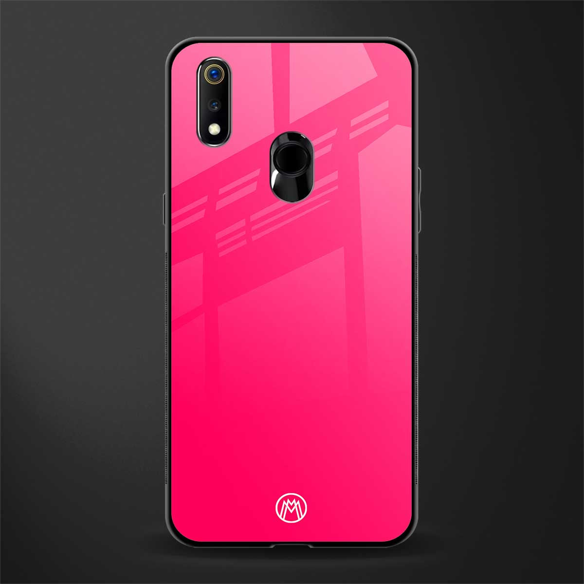 magenta paradise glass case for realme 3 pro image