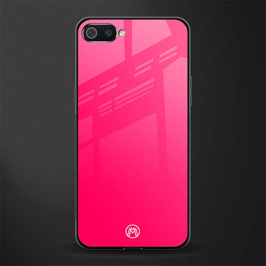 magenta paradise glass case for oppo a1k image