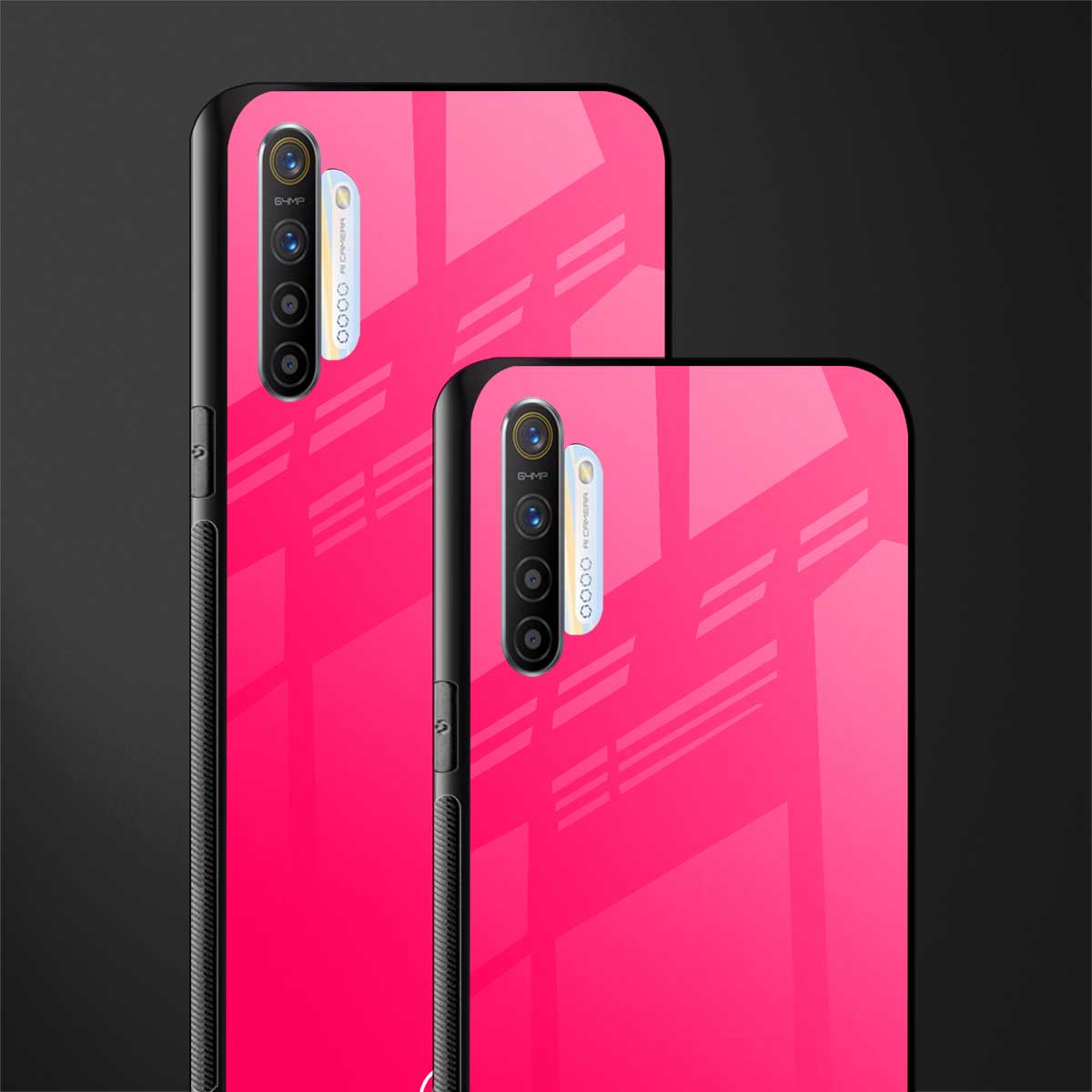 magenta paradise glass case for realme xt image-2