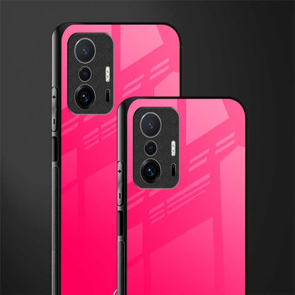 magenta paradise glass case for mi 11t pro 5g image-2