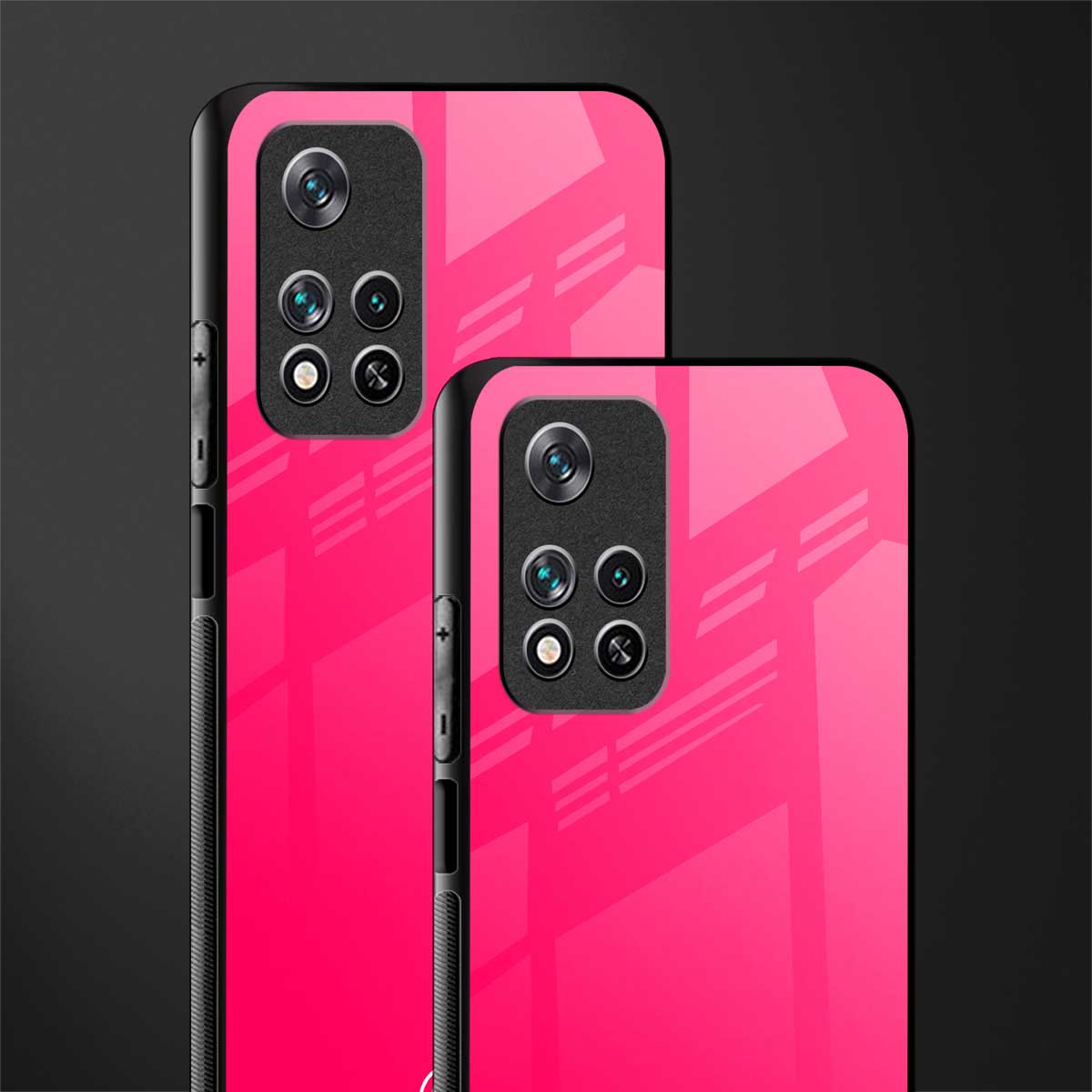 magenta paradise glass case for poco m4 pro 5g image-2