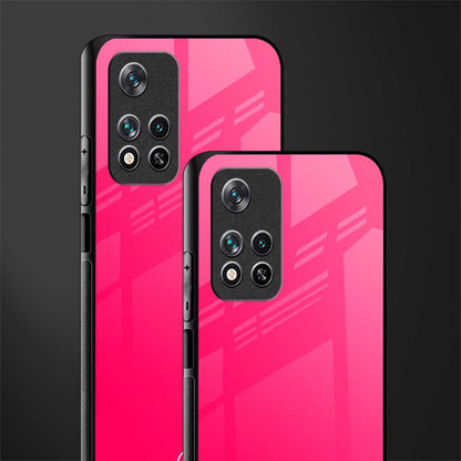 magenta paradise glass case for xiaomi 11i 5g image-2