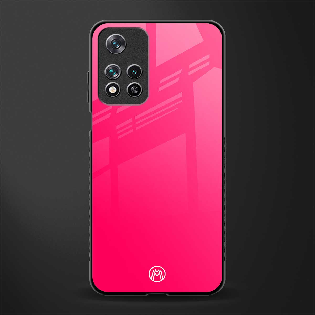 magenta paradise glass case for poco m4 pro 5g image