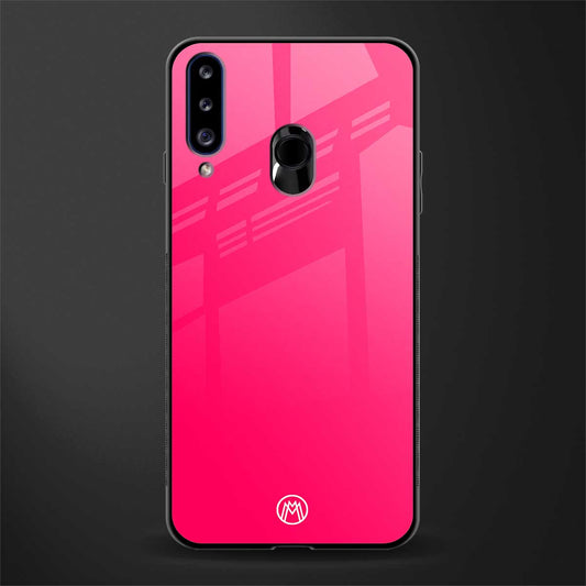magenta paradise glass case for samsung galaxy a20s image