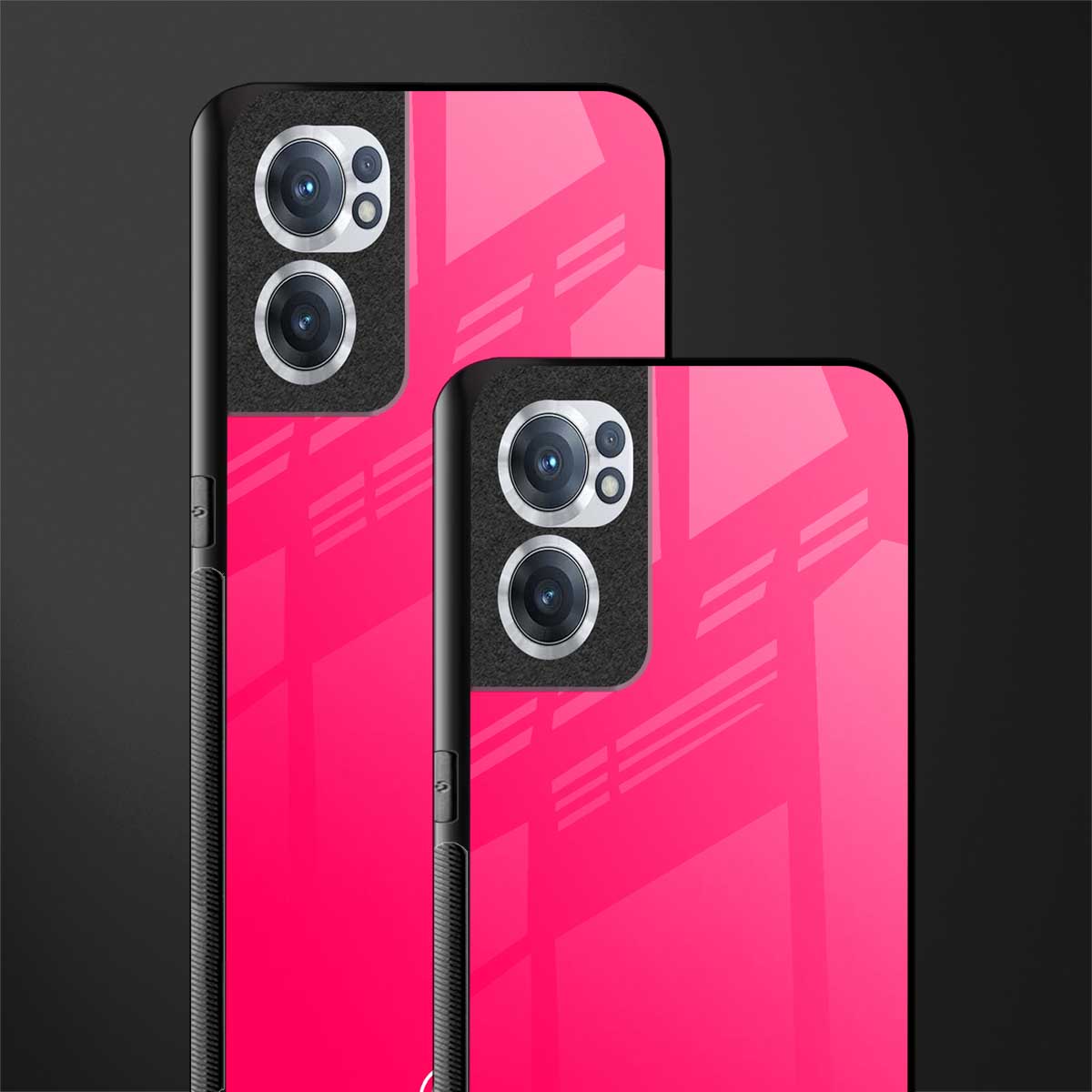 magenta paradise glass case for oneplus nord ce 2 5g image-2