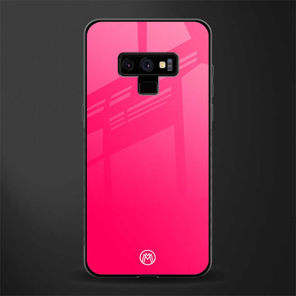 magenta paradise glass case for samsung galaxy note 9 image