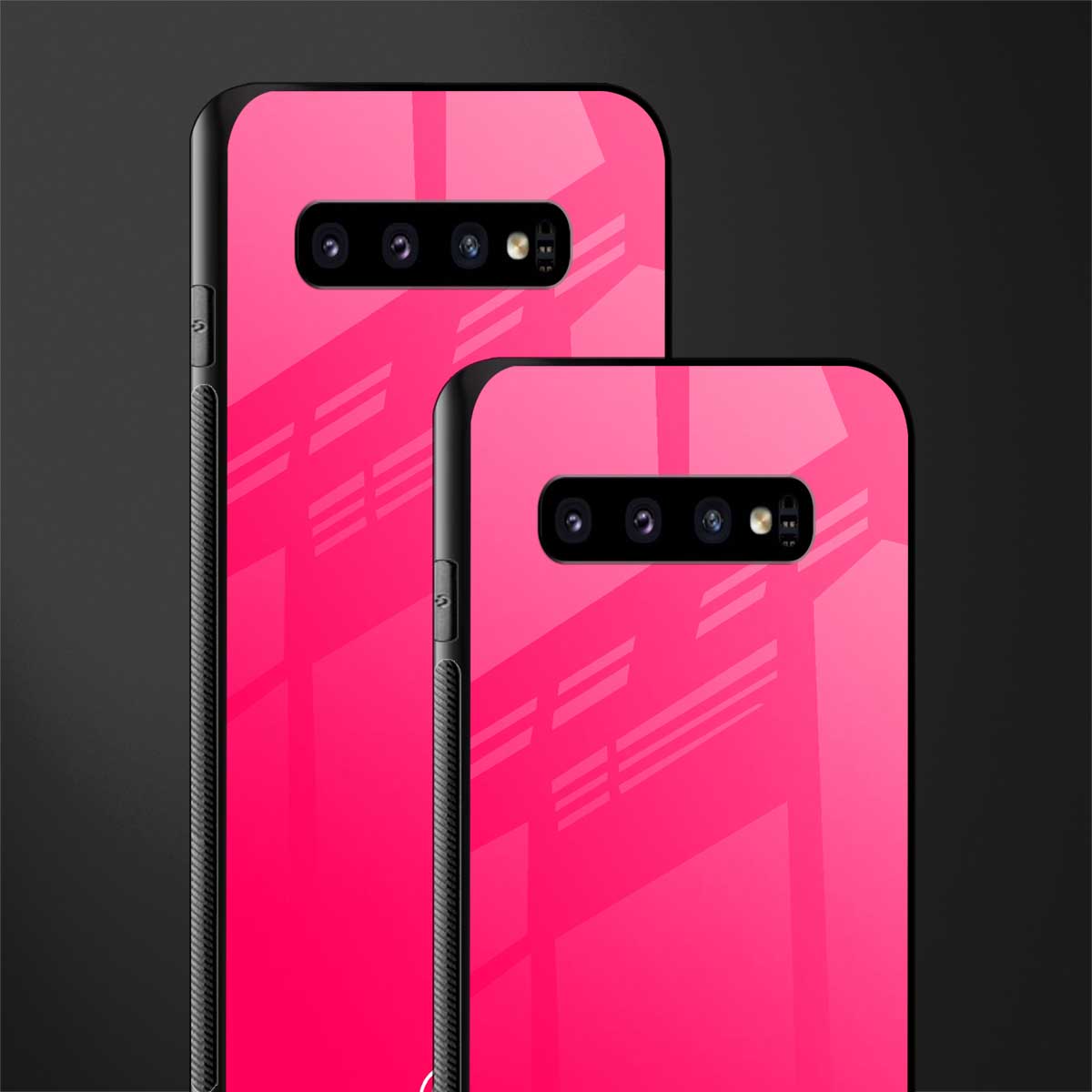 magenta paradise glass case for samsung galaxy s10 image-2