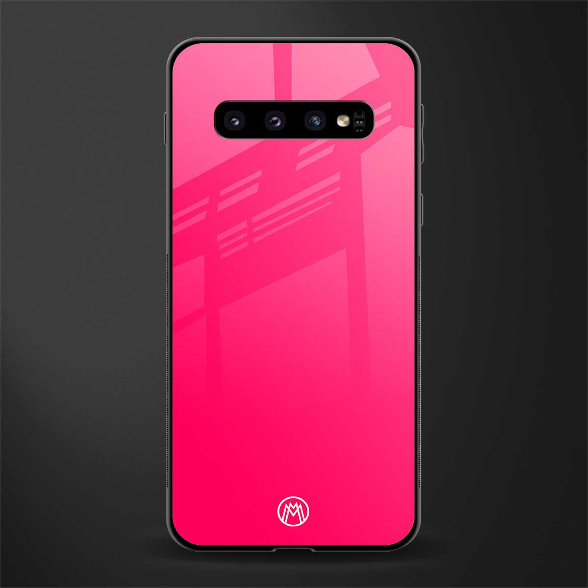 magenta paradise glass case for samsung galaxy s10 image