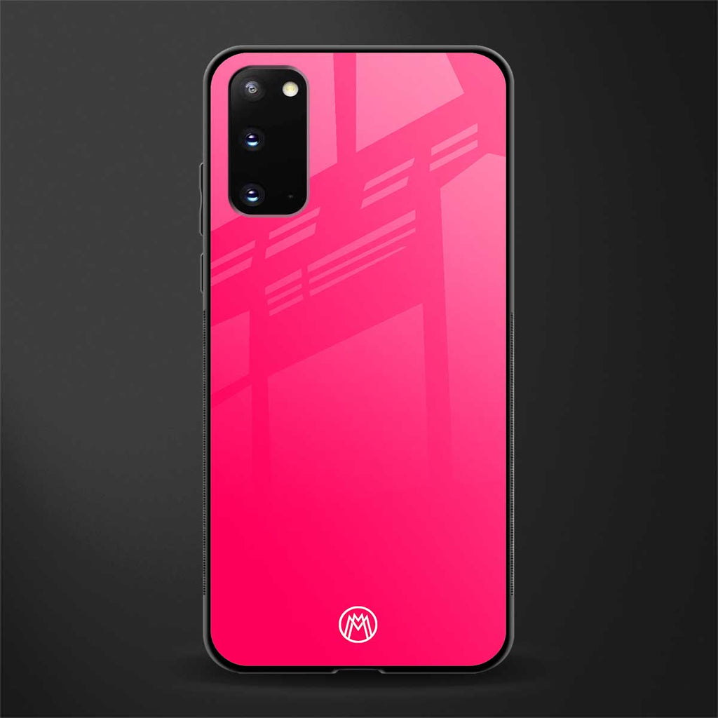 magenta paradise glass case for samsung galaxy s20 image