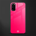 magenta paradise glass case for samsung galaxy s20 image