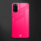 magenta paradise glass case for samsung galaxy s20 image