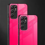 magenta paradise glass case for samsung galaxy s21 ultra image-2