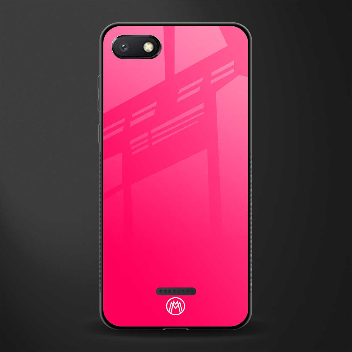 magenta paradise glass case for redmi 6a image