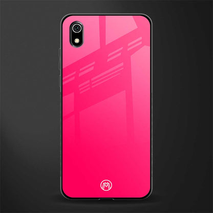 magenta paradise glass case for redmi 7a image