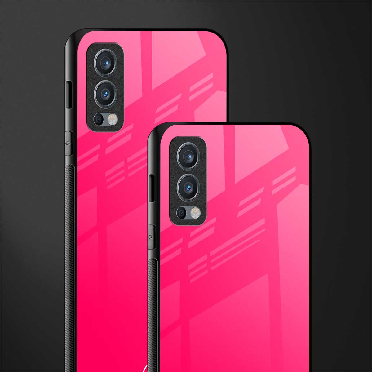 magenta paradise glass case for oneplus nord 2 5g image-2