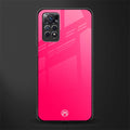 magenta paradise glass case for redmi note 11 image