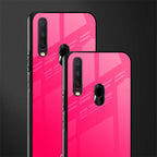 magenta paradise glass case for vivo y12 image-2