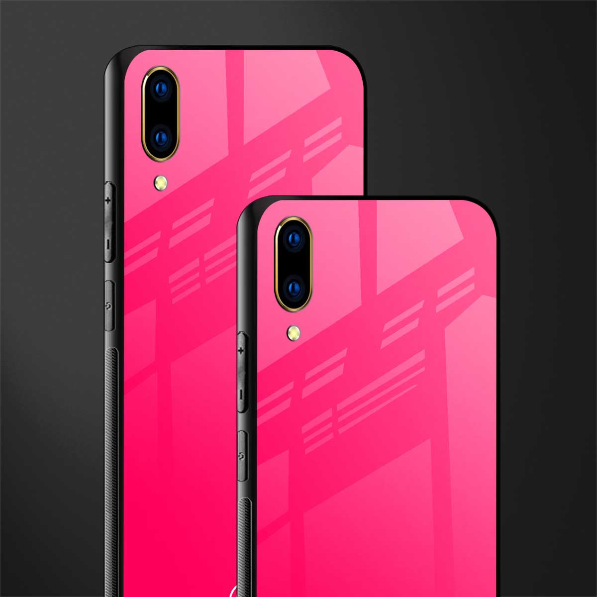 magenta paradise glass case for vivo v11 pro image-2
