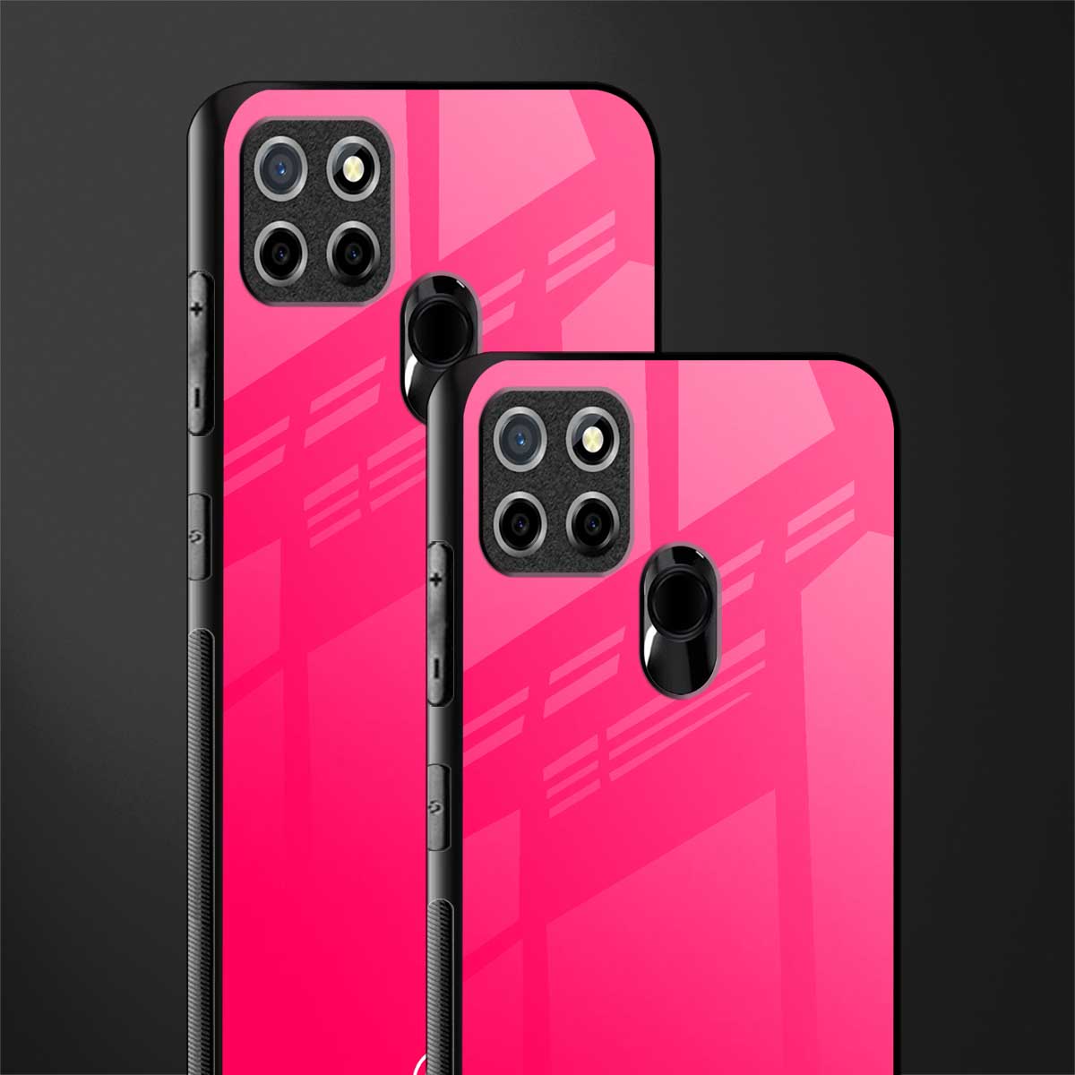 magenta paradise glass case for realme narzo 30a image-2