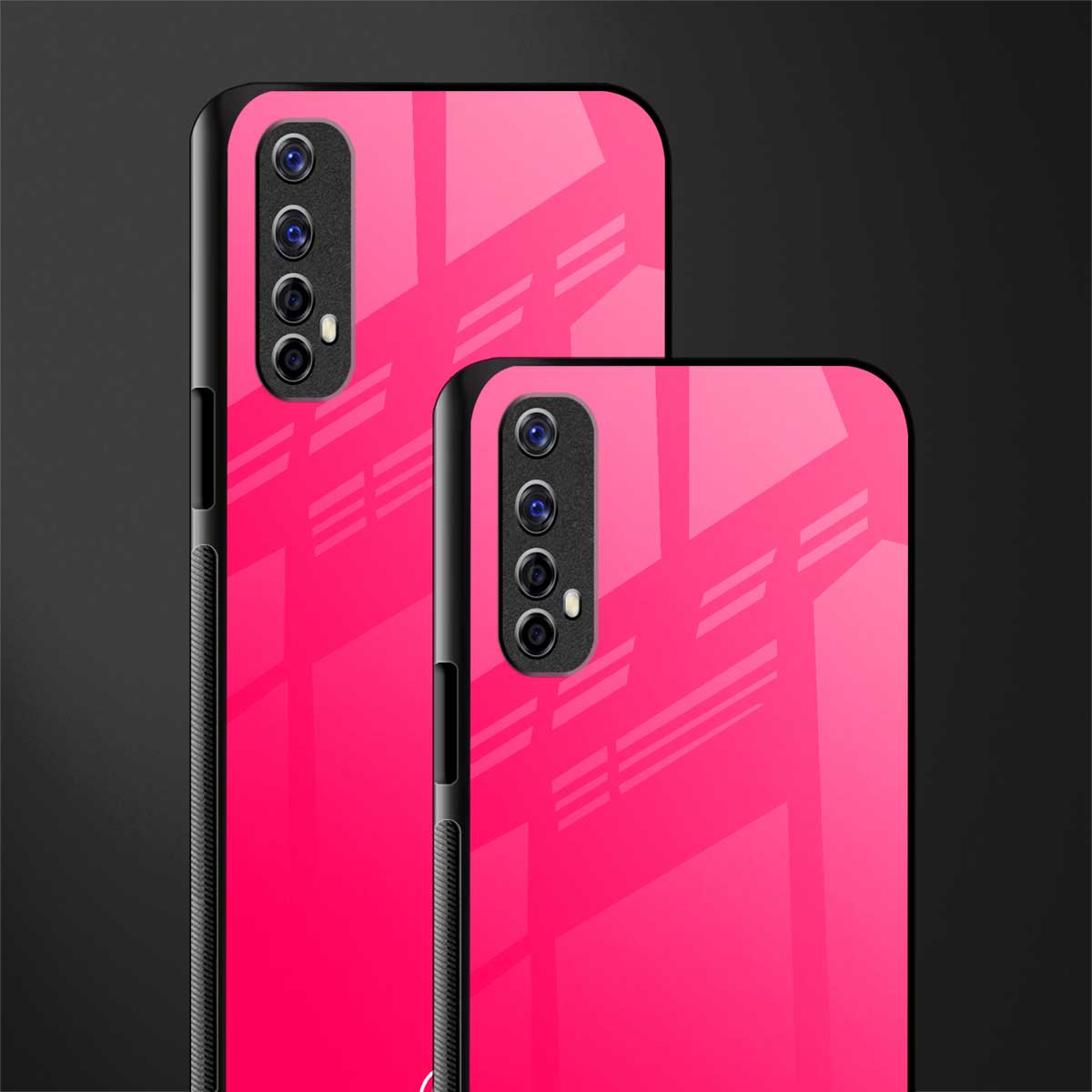 magenta paradise glass case for realme 7 image-2