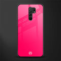 magenta paradise glass case for redmi 9 prime image