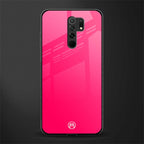 magenta paradise glass case for poco m2 image