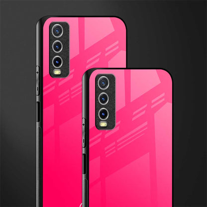 magenta paradise glass case for vivo y20svivo y20avivo y20g image-2