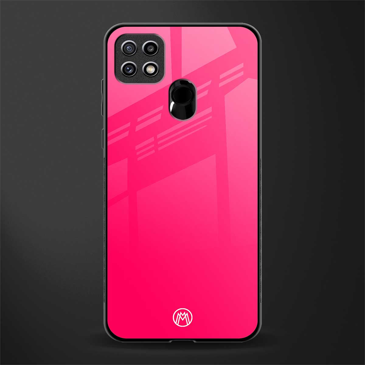 magenta paradise glass case for oppo a15s image