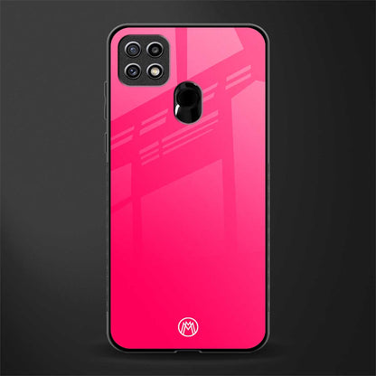 magenta paradise glass case for oppo a15 image
