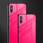 magenta paradise glass case for redmi 9a image-2