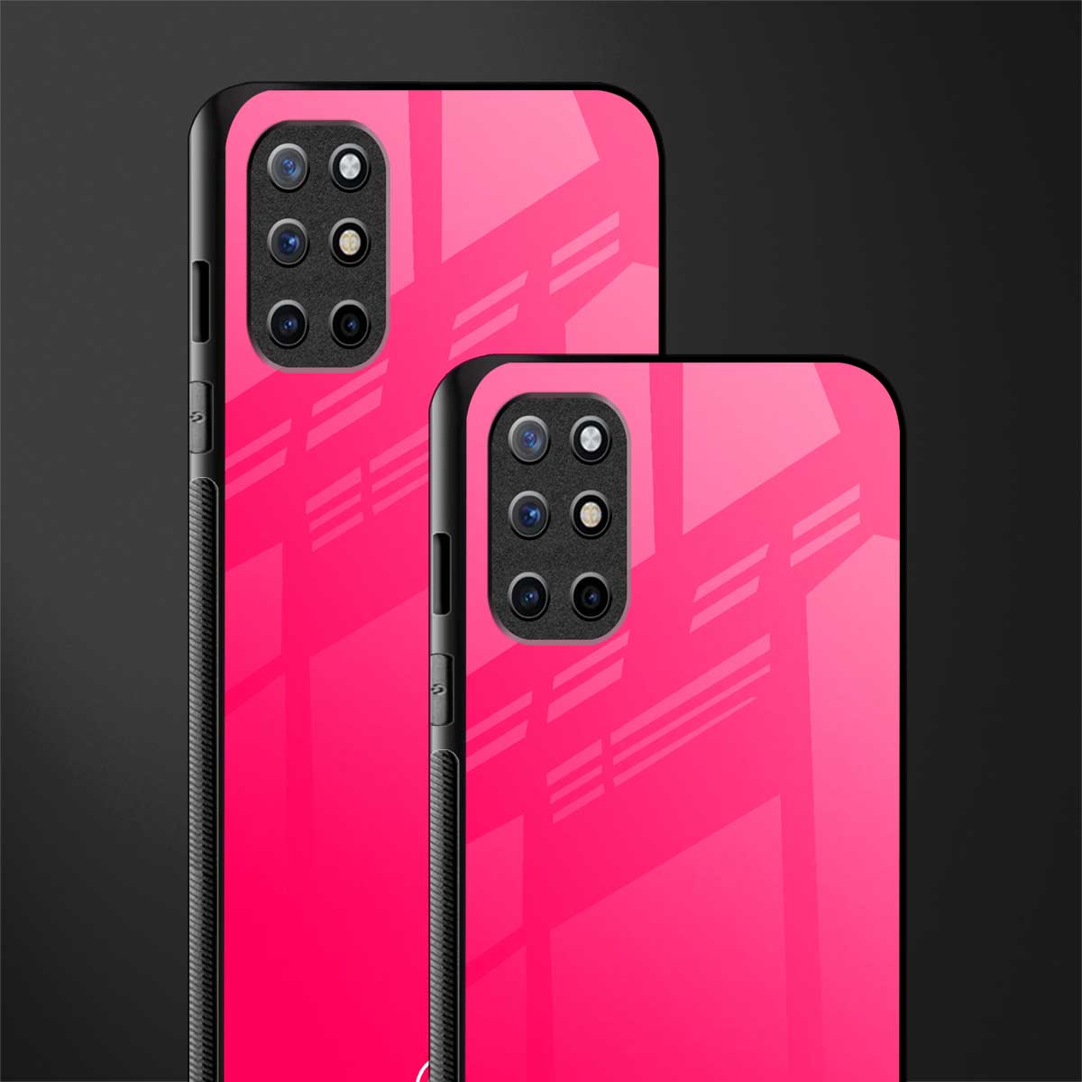 magenta paradise glass case for oneplus 8t image-2