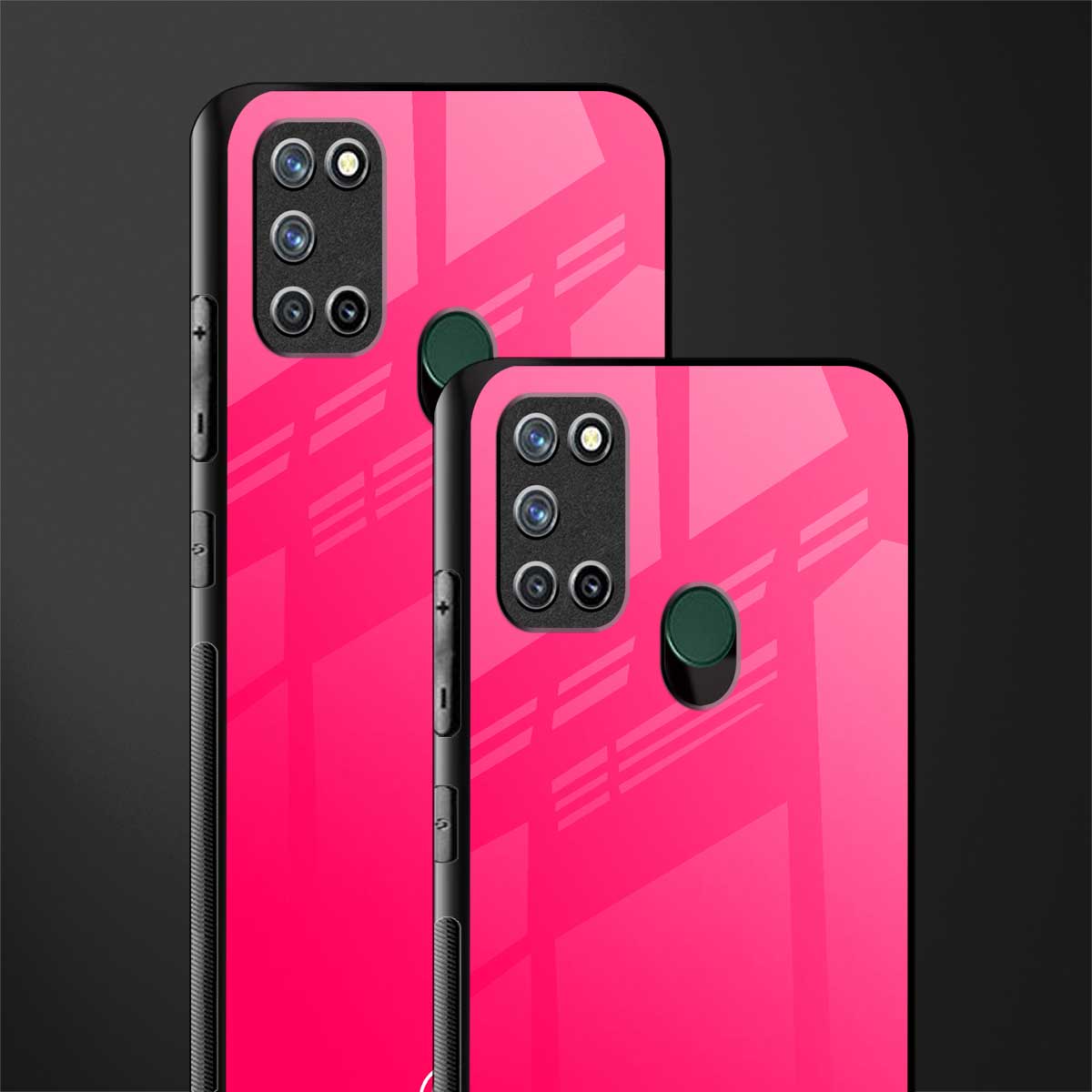 magenta paradise glass case for realme 7i image-2