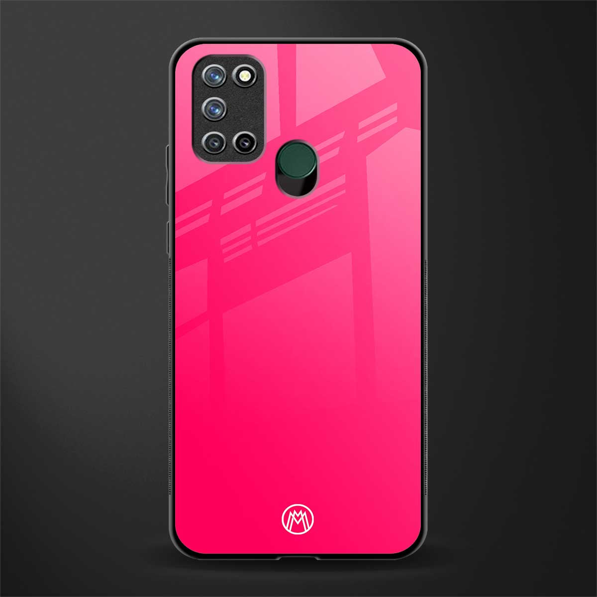 magenta paradise glass case for realme 7i image