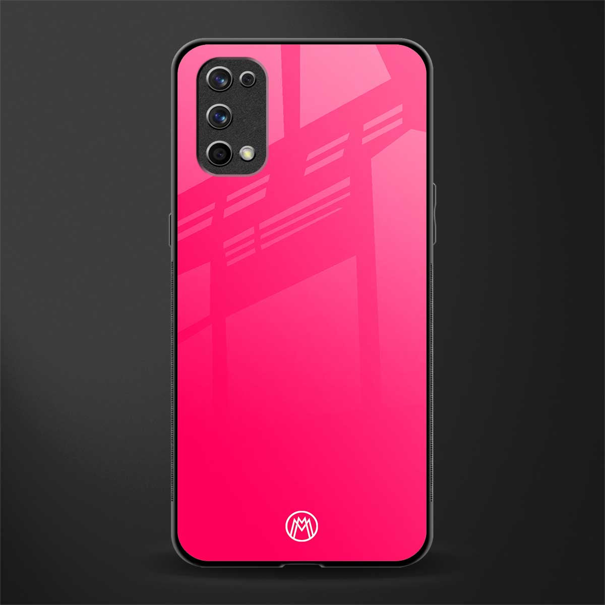 magenta paradise glass case for realme 7 pro image