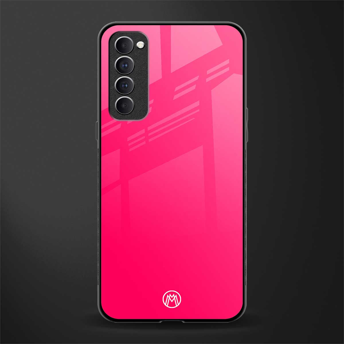 magenta paradise glass case for oppo reno 4 pro image