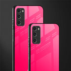 magenta paradise glass case for samsung galaxy s20 fe image-2