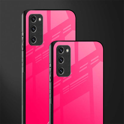 magenta paradise glass case for samsung galaxy s20 fe image-2
