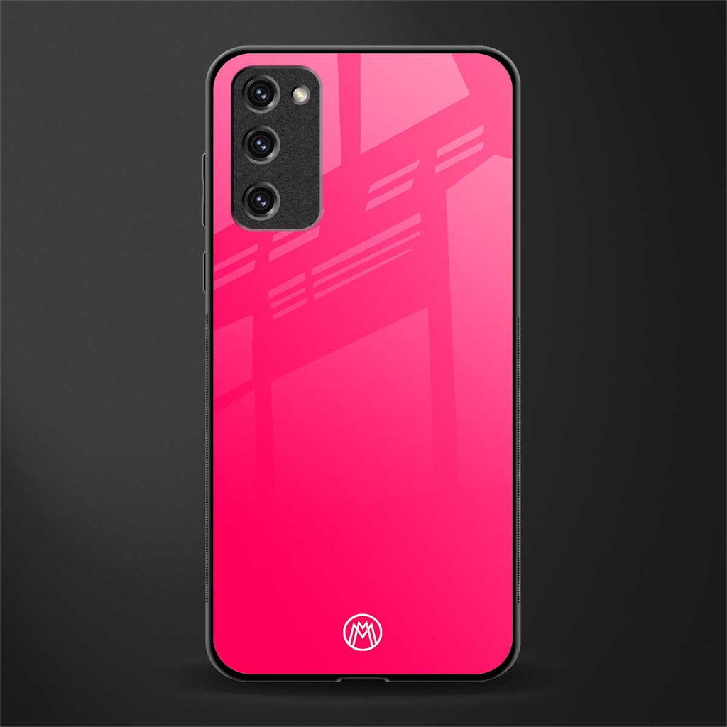 magenta paradise glass case for samsung galaxy s20 fe image