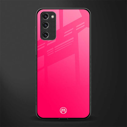 magenta paradise glass case for samsung galaxy s20 fe image