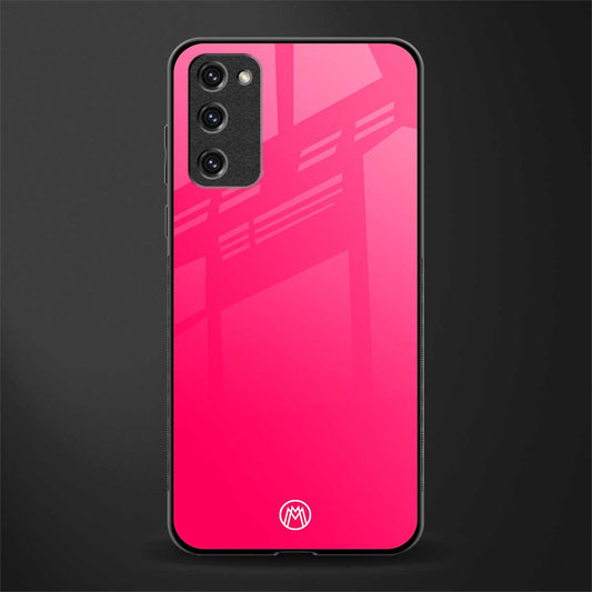 magenta paradise glass case for samsung galaxy s20 fe image